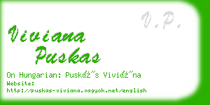 viviana puskas business card